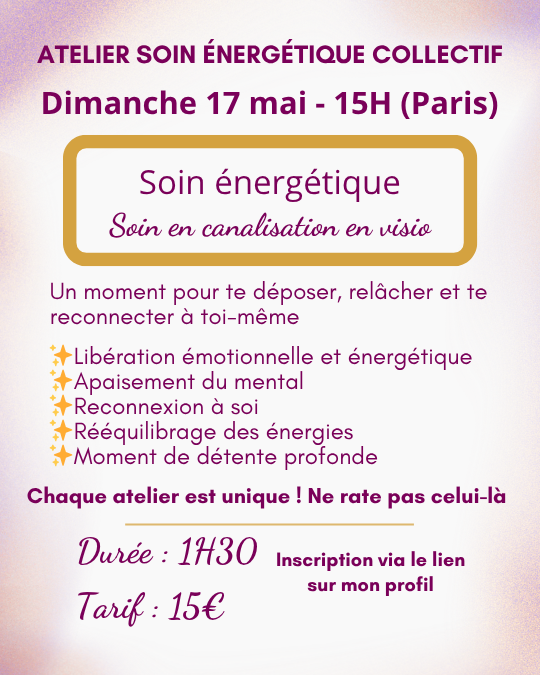 atelier soin énergétique Bordeaux